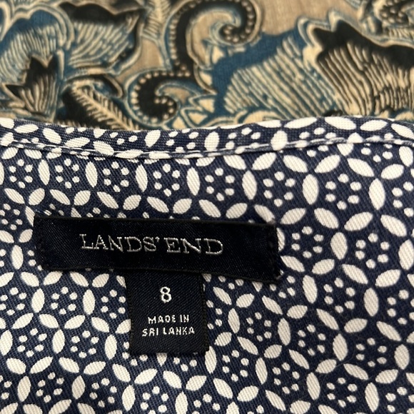 Lands End jumper with drawstring waist size 8 - Picture 4 of 5